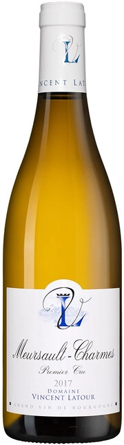 Вино Vincent Latour Meursault-Charmes 1-er Cru AOC Винсент Латур Мерсо-Шарм Премье Крю 2017 750 мл