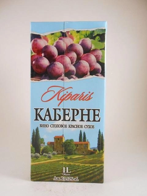 Вино Кипарис Каберне 1000 мл