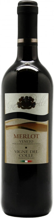 Вино   Vigne del Colle  Merlot Veneto Винье дель Колле Мерло  2019 750 мл