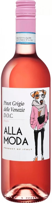 Вино Villa degli Olmi  "Alla Moda" Pinot Grigio Rosato delle Venezie DOC   Вилла дельи Олми   Алла Мода Пино Гриджо Делле Венецие    750 мл