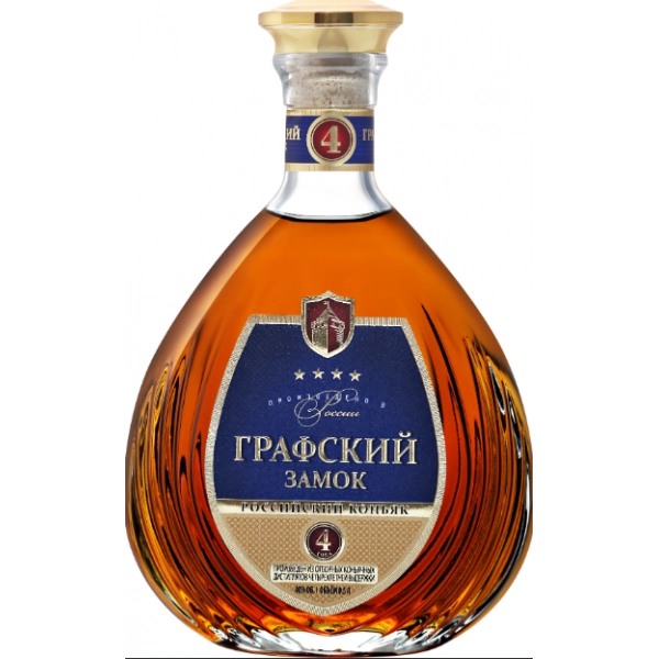 Коньяк  Графский Замок 4-летний КВКЗ  500 мл