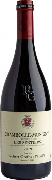 Вино Domaine Robert Groffier Pere & Fils Chambolle-Musigny 1-er Cru Les Sentiers       2019 750 мл  13,5%