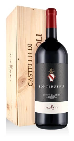 Вино Chianti Classico  Fonterutoli rosso in wooden box 2017 3000 ml 13.5%