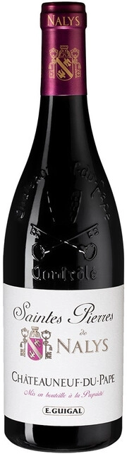 Вино Saintes Pierres de Nalys Rouge Chateauneuf-du-Pape AOC  Сент Пьер де Налис Руж 2017 750 мл
