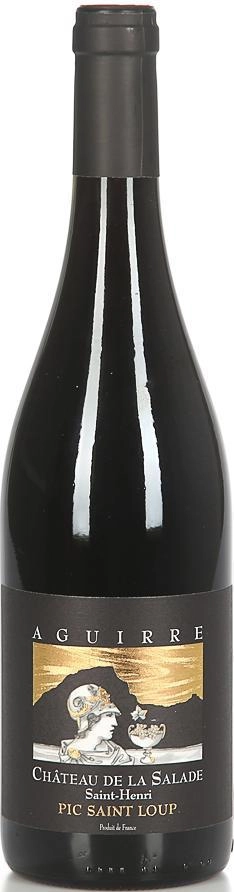 Вино  Chаteau de la Salade AOC Pic Saint Loup Aguirre  Шато де ля Салад Пик Сент Луп Агирр 2014 750 мл