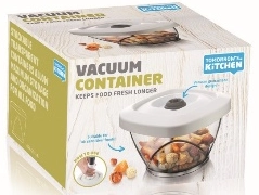 Контейнер VacuVin Vacuum Container Small  0.65 L, цвет - белый / серый,