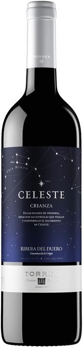 Вино Torres Celeste Ribera del Duero DO  Селесте Крианса  Рибера дель Дуэро  2018  750 мл