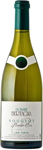 Вино Domaine Bertagna Vougeot Blanc 1-er Cru Les Cras 2017 750 мл