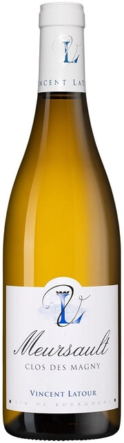 Вино Vincent Latour  Meursault  Clos des Magny  AOC  Винсент Латур Мерсо Кло де Маньи 2018 750 мл