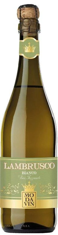 Игристое вино  Lambrusco dell’Emilia Frizzante Amabile Bianco Modavin Ламбруско дель’Эмилья Фриццанте Амабиле Бьянко Модавин  750 мл