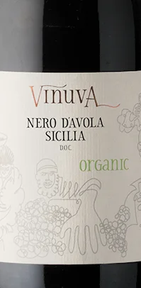 Вино Vinuva Nero d’Avola  Sicilia  Biologico Винува Неро дАвола Сицилия Биолоджико 2017 750 мл