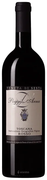 Вино  Tenuta di Sesta   Poggio d'Arna Toscana IGT 2022  750 мл  14,5%