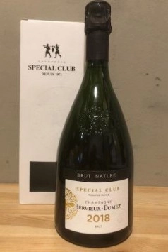 Шампанское Hervieux-Dumez Champagne Cuvee Special Club Millesime Brut Nature  Premeier Cru gift box 2018 750 мл