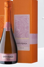 Игристое вино Undurraga Brut  Rose gift box 750 мл