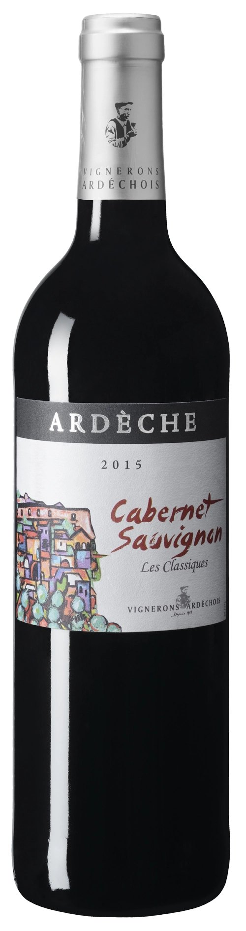 Вино  Vignerons Ardechois IGP  Ardeche Cabernet Sauvignon   2015 750 мл