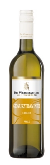 Вино  Die Weinmacher   Gewurztraminer Qualitetswein  Ди Вайнмахер  Гевюрцтраминер   Квалитетсвайн 2022   750 мл