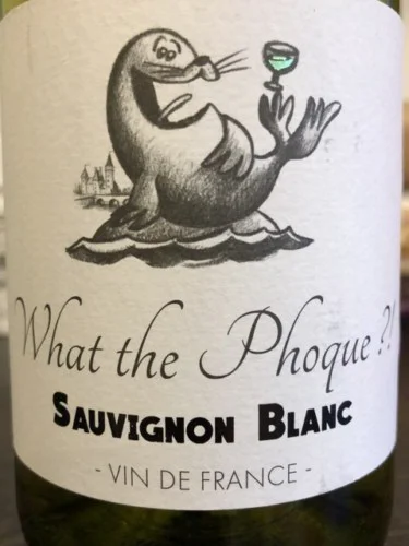 Вино  Loire Proprietes  What The Phoque ?! Sauvignon Blanc  Луар Проприете   Вот Зе Фок ?! Совиньон Блан  2017  750 мл