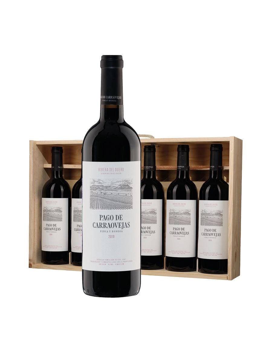 Набор вин из 6-ти бутылок Pago de Carraovejas Ribera del Duero DO Gift Box 750 ml
