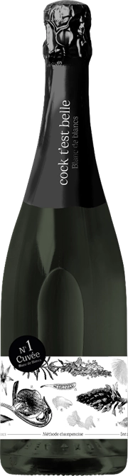 Игристое вино Кок тэ бэль  Кок тэ бэль Коктебель Ильи Волошина  Шардоне Кюве №1 блан де блан   750 мл