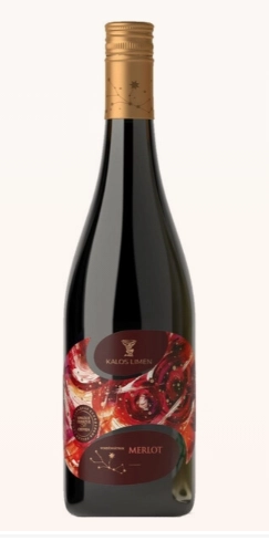 Вино Kalos Limen Vindemiatrix Merlot  Калос Лимен Виндемиатрикс Мерло  2022 750 мл 12,7%