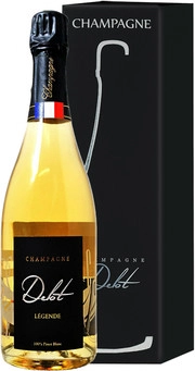 Шампанское Champagne Delot  Cuvee Legende  Brut gift box   2019  750 мл