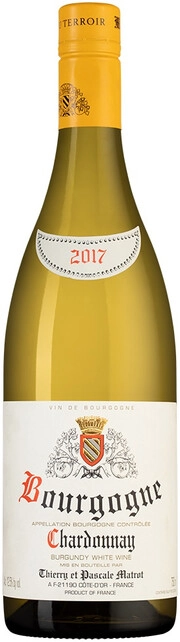 Вино Domaine Thierry et Pascale Matrot  Bourgogne Chardonnay AOC  2018 750 мл