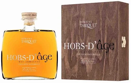 Арманьяк Domaine Tariquet Hors d'Age Carafe Baroque Bas-Armagnac AOC in wooden box  700 мл