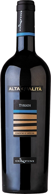 Вино Contini Vermentino Tyrsos  2017 750 мл