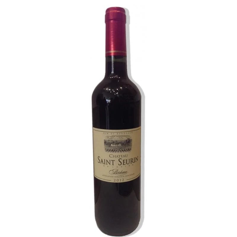 Вино Château Saint-Seurin de Léviac, Bordeaux, 2012/Шато Сен-Серен де Левьяк, Бордо 2012 750 мл