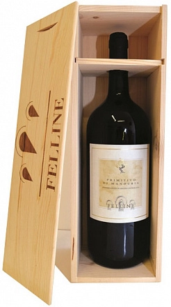 Вино Felline Primitivo di Manduria gift box  2015 1500 мл