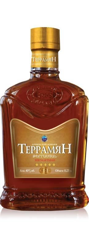 Коньяк Террамян пятилетний 250 мл