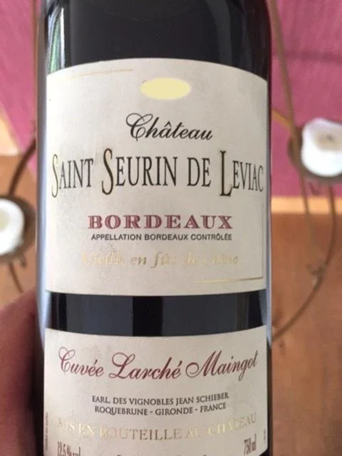 Вино Château Saint-Seurin de Léviac, Bordeaux, 2012/Шато Сен-Серин де Левьяк, Бордо 2012 750 мл