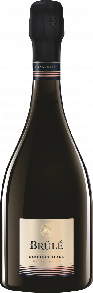 Игристое вино Фанагория Brule Брюле   Каберне Фран розовое полусухое   750 мл