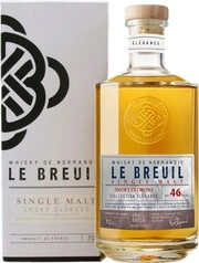 Виски Le Breuil Single Malt Smoky Oloroso gift box  46% 700 мл