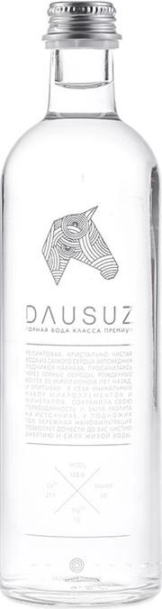 Вода минеральная природная  Dausuz  Даусуз  пластик  газированная 750 мл