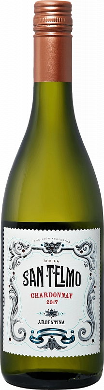 Вино San Telmo Chardonnay Сан Тельмо Шардоне 750 мл