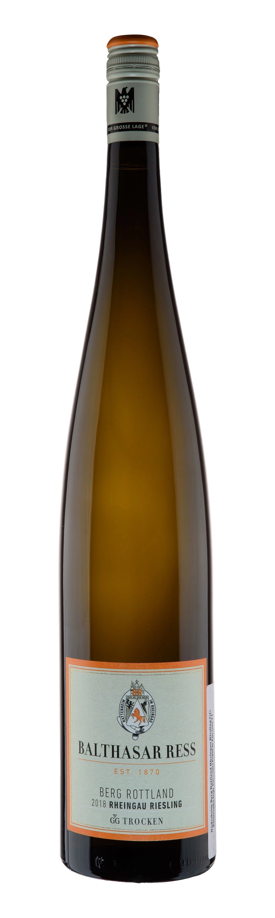 Вино Balthasar Ress Rudesheim Berg Rottland Rheingau Riesling Trocken GG 2018 1500 ml 12.5%