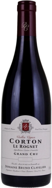 Вино Domaine Bruno Clavelier Corton Grand Cru Le Rognet Vieilles Vignes AOC 2012 750 мл 13,5%