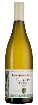 Вино Domaine Amiot Guy et Fils Bourgogne Chardonnay     2020 750 мл  13,5%