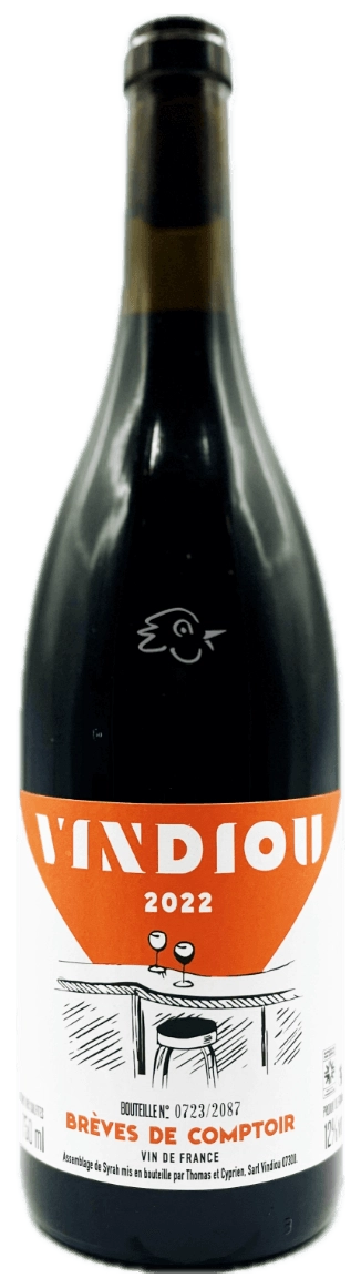 Вино Vindiou  Breves de Comptoir VdF   2022 750 мл 12%