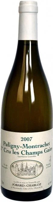 Вино Domaine Remi Jobard Puligny-Montrachet  Cru les Champs Gains AOC  Реми Жобар-Шабло Пюлиньи-Монраше  Крю ле Шам Ген 2007  750 мл