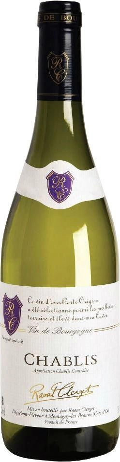 Вино Raoul Clerget Bougogne Chablis Рауль Клерже Бургонь Шабли АOР 750 мл