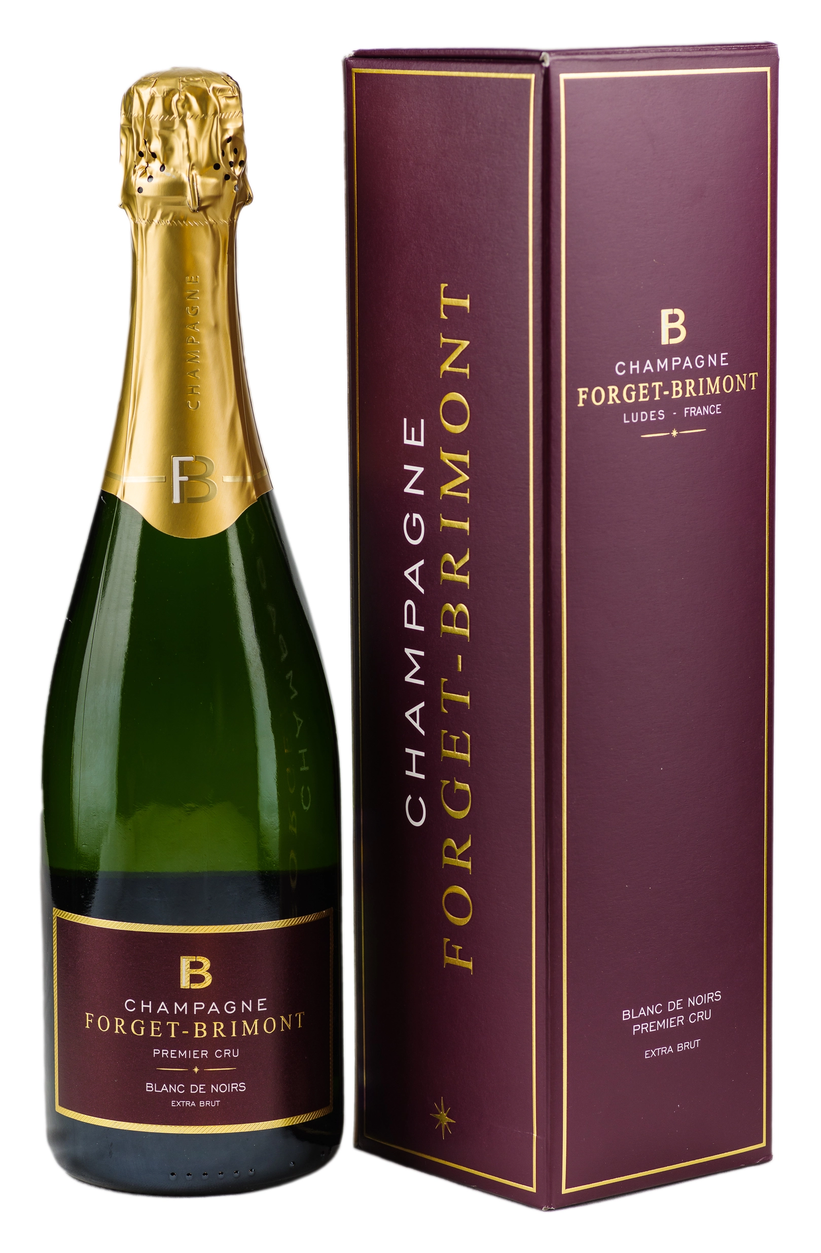 Шампанское  Сhampagne Forget-Brimont Blanc de Noirs Extra Brut Premier Cru in Gift Box   750 мл