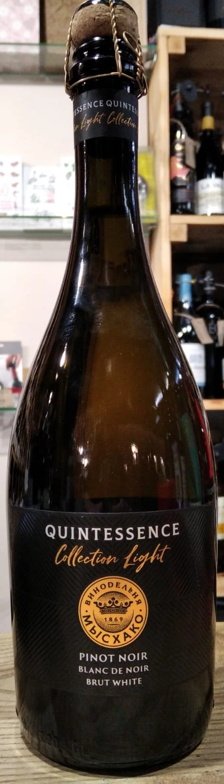 Игристое вино   Мысхако Квинтэссенция Пино Нуар Белое из Черного 750 мл