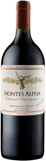 Вино Montes Alpha Cabernet Sauvignon Альфа Каберне Совиньон 2020 1500 мл