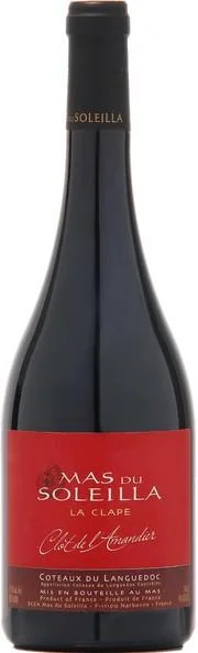 Вино Mas du Soleilla, "Clot de l’Amandier" La Clape, Coteaux du Languedoc AOC, Мас дю Солейя, "Кло де л'Амандье" Ля Кляп, 2009