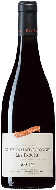 Вино Domaine David Duband Nuits-Saint-Georges 1er сru Les Procès  2016 750мл