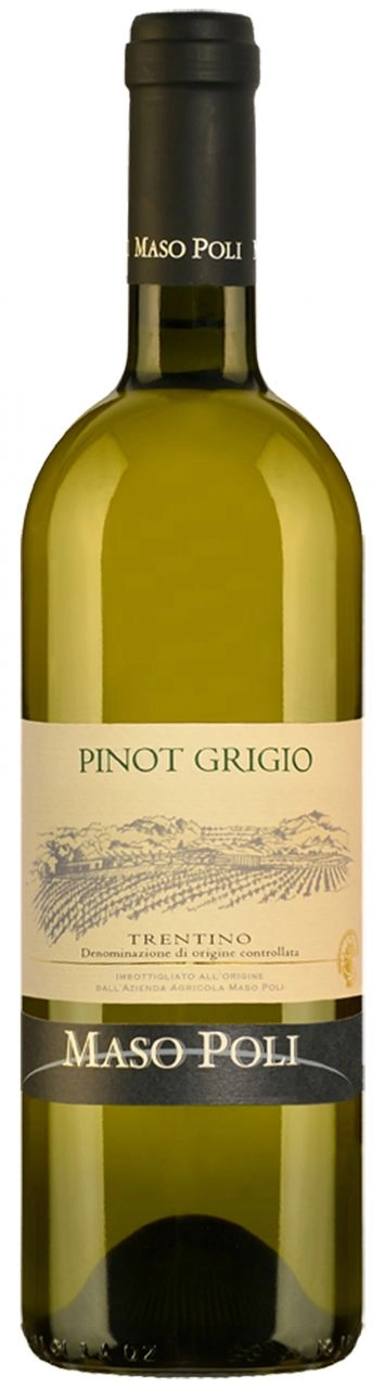 Вино MASO POLI "Pinot Grigio" Trentino DOC МАЗО ПОЛИ «Пино Гриджио» Трентино ДОК 2017 750 мл