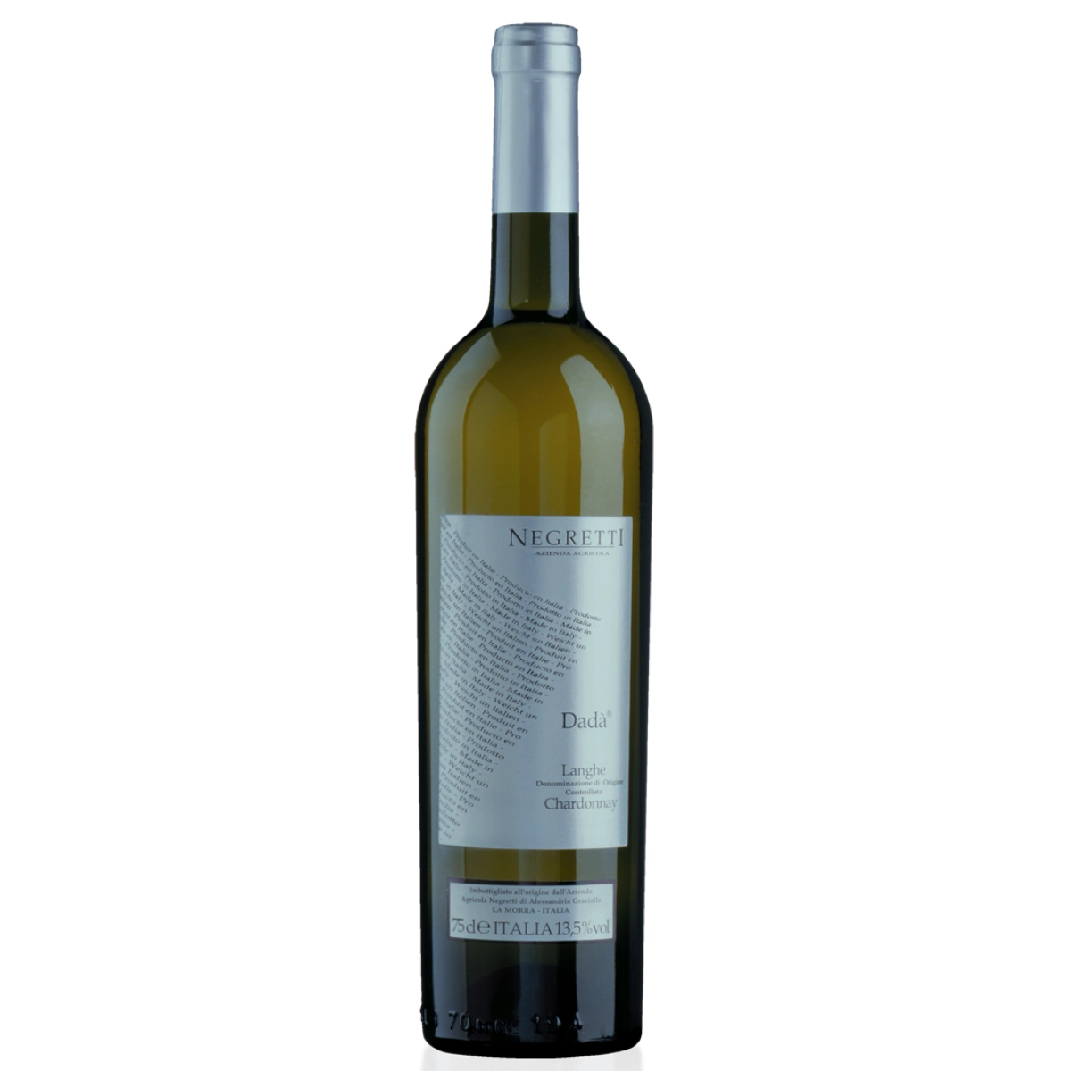 Вино Negretti  Dada  Langhe Chardonnay Негретти  Дада Ланге Шардоне 2015 750 мл