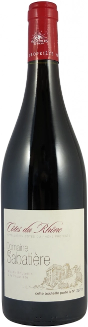 Вино Domaine la Sabatiere Cotes du Rhone AOP  2017 750 мл